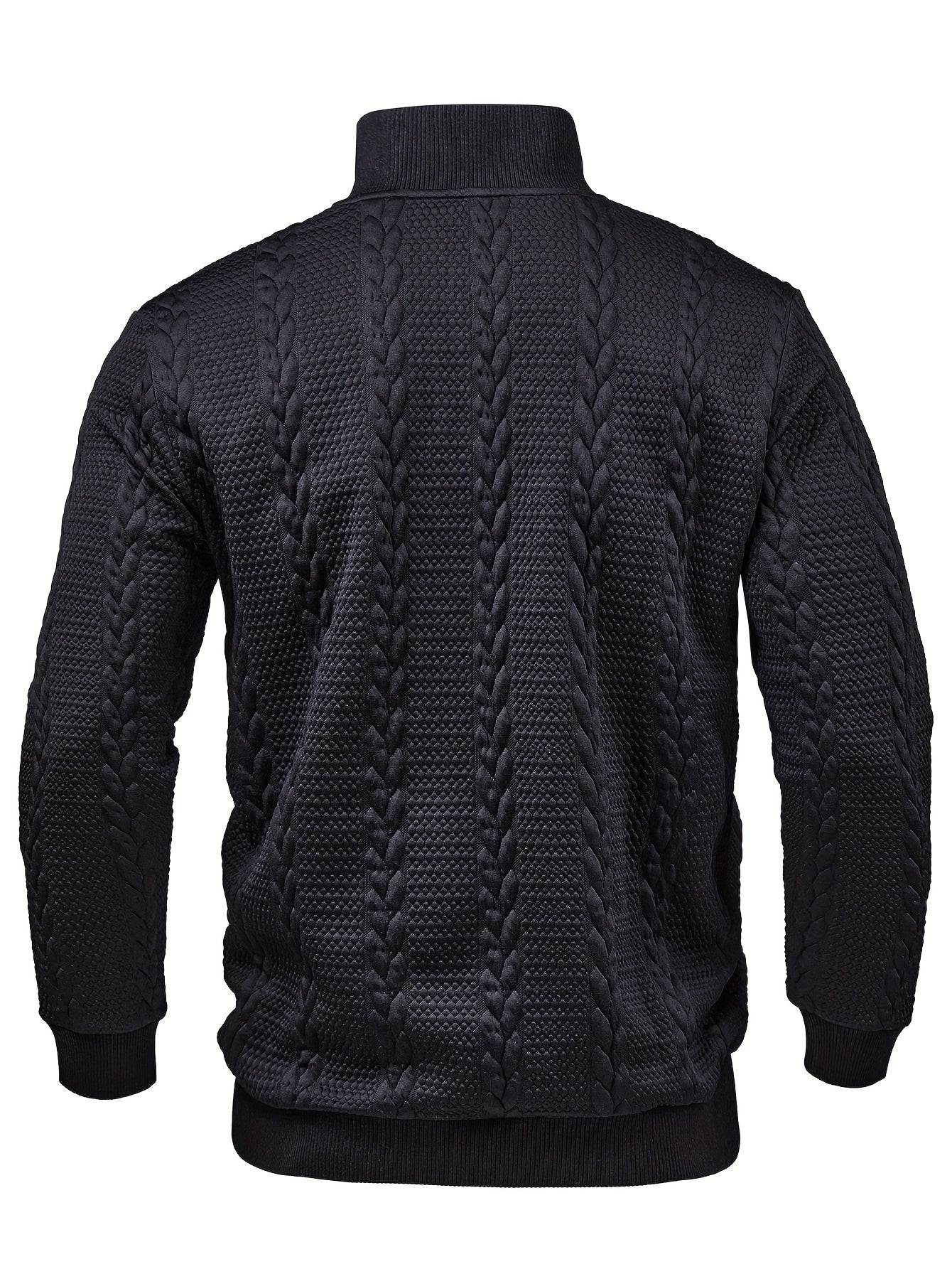 Men's Henley Shirt - Soft Stretch Long Sleeve Button-Up Shirt with Elastic hem, Formal & Casual Button-Up Blouse for Office, Outdoor, Vacation - Spring/Fall Layering Essential in Dark Colors (Navy, Black, Brown) - Easy-Care E