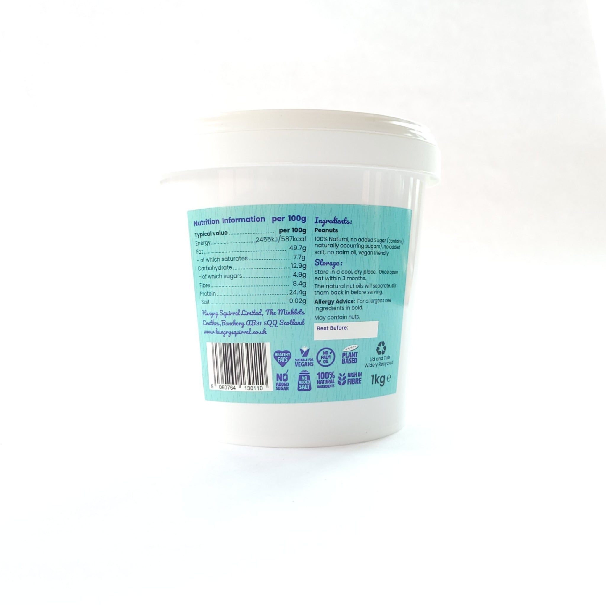 Positively Peanut Smooth peanut butter 1kg