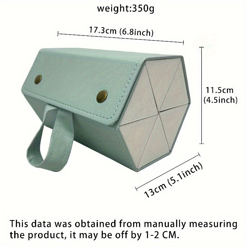 6-compartment Small Optical Glasses Storage Box, Small And Medium Sized Fashion Glasses Storage With Elastic Rope