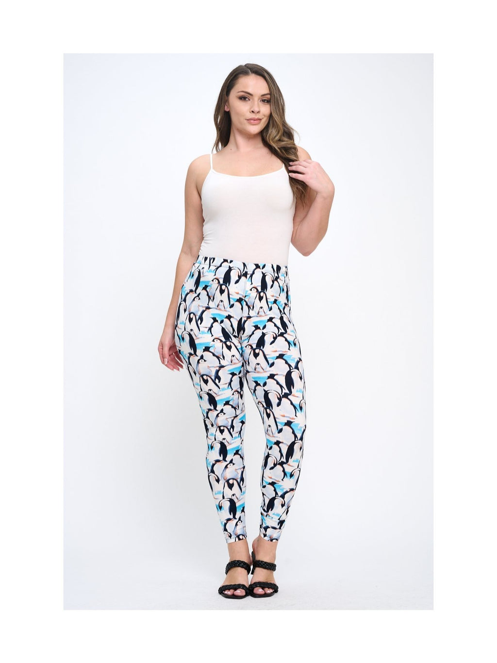 10 pairs &amp; 20 pairs - Plus Size Women's Multi-Pack of Randomly Assorted Fashion Lounge Leggings - Comfortable Soft Pull-On Breathable Leggings - 1X - 2X - 3X - 4X - 5X