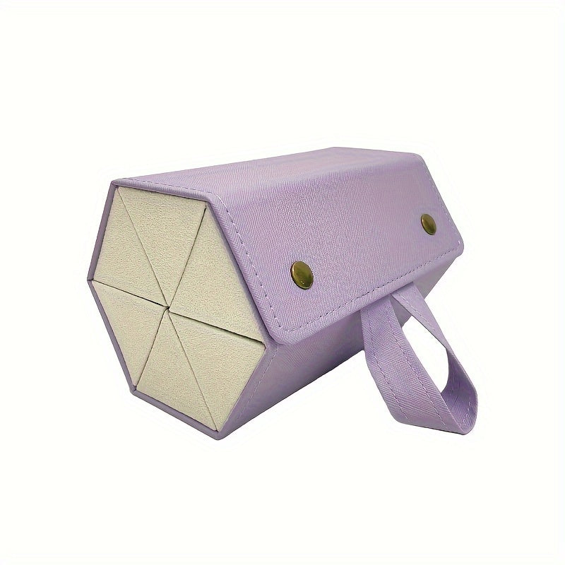 6-compartment Small Optical Glasses Storage Box, Small And Medium Sized Fashion Glasses Storage With Elastic Rope