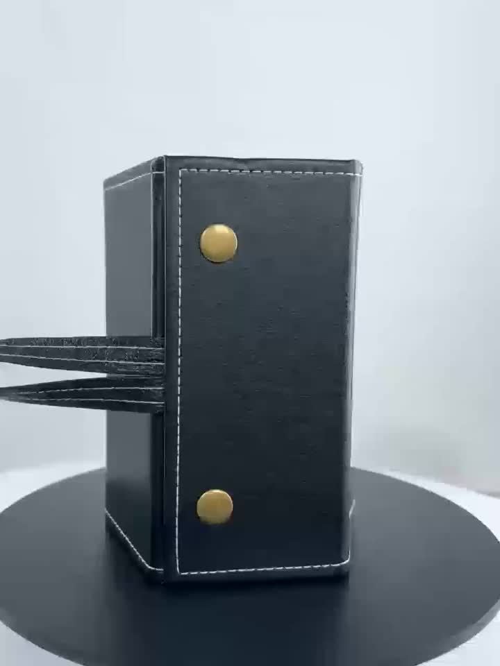 3-compartment Fashion Glasses Storage Box with Foldable Suitcase Frame for Better Storage Of Glasses, Suitable for Hanging Multiple Pairs Of Glasses for Display