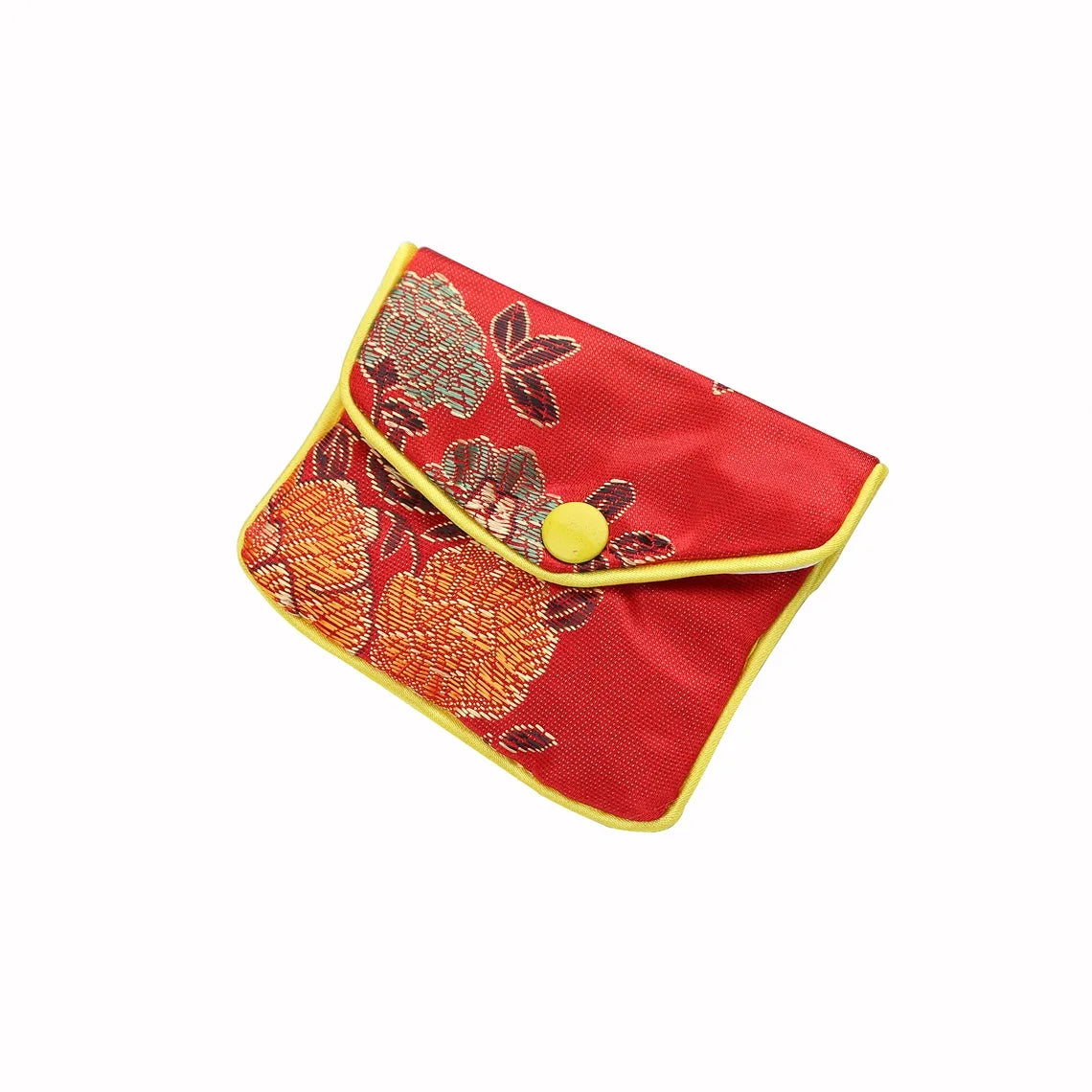 Silk Purse Pouch - Small Jewelry Gift Bag/Jewelry Case with Zipper (5 ct)