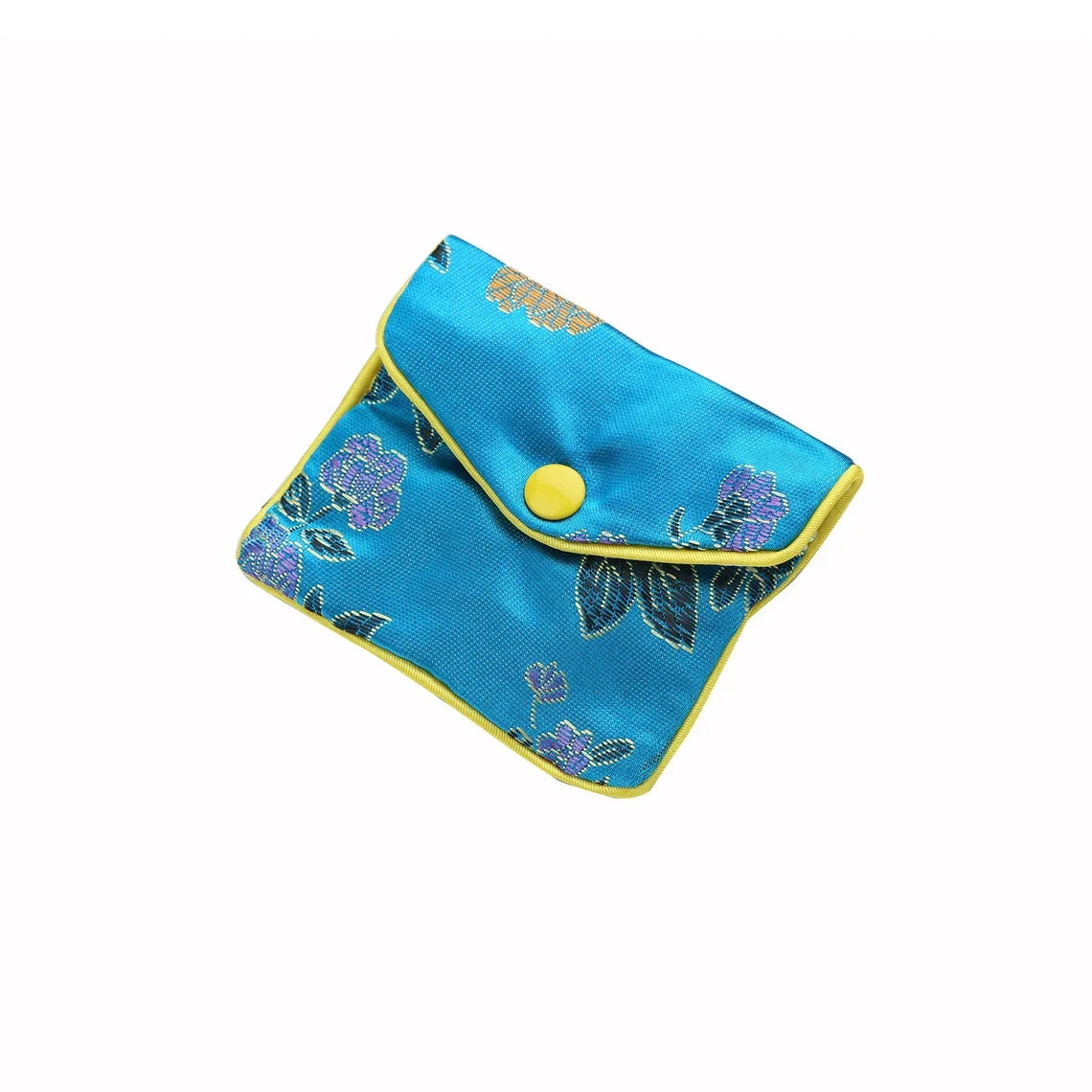Silk Purse Pouch - Small Jewelry Gift Bag/Jewelry Case with Zipper (5 ct)