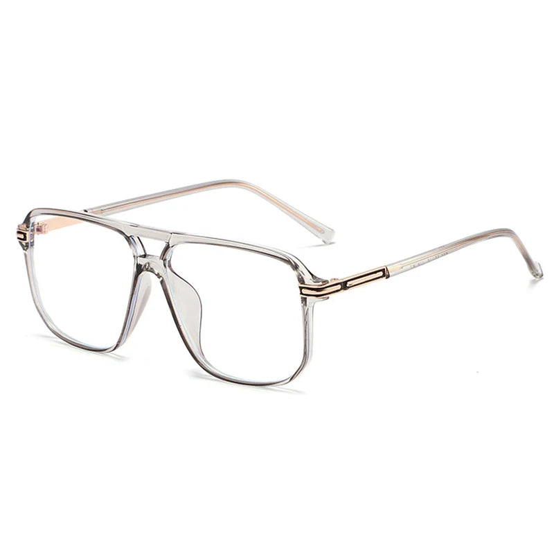 Blue Light Blocking Glasses - Frame for Men and Women - Optical Glasses Full Rim Aviator - Stylish Spectacles Pilot Frame