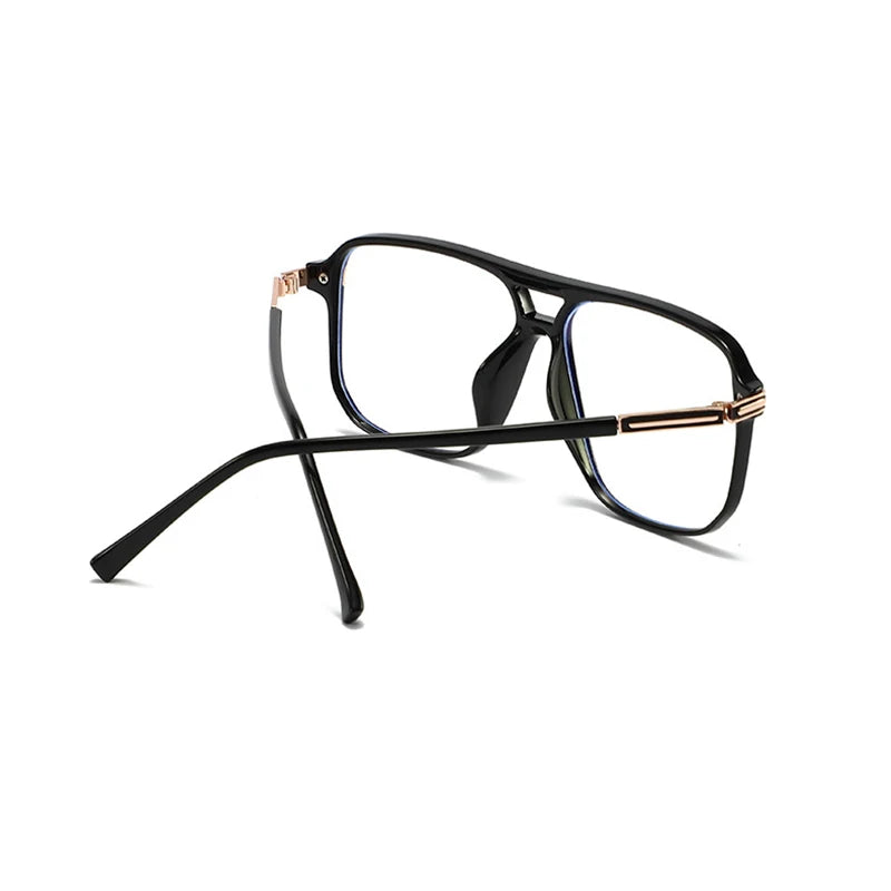Blue Light Blocking Glasses - Frame for Men and Women - Optical Glasses Full Rim Aviator - Stylish Spectacles Pilot Frame