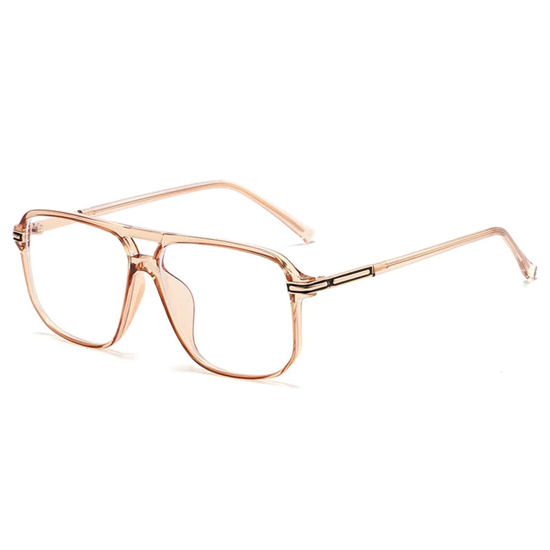 Blue Light Blocking Glasses - Frame for Men and Women - Optical Glasses Full Rim Aviator - Stylish Spectacles Pilot Frame