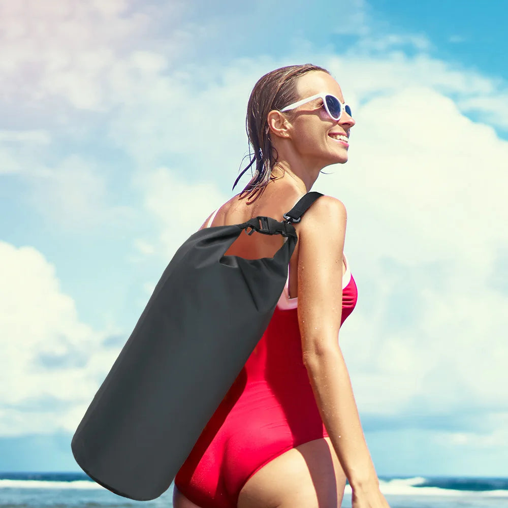 Waterproof Bag for Diving, Swimming, Hiking, Driving, Travel- Shoulder Bag - Motorcycle Bag - 10L - 15L - 20L - 30L - Outdoor PVC Dry Sack Bag