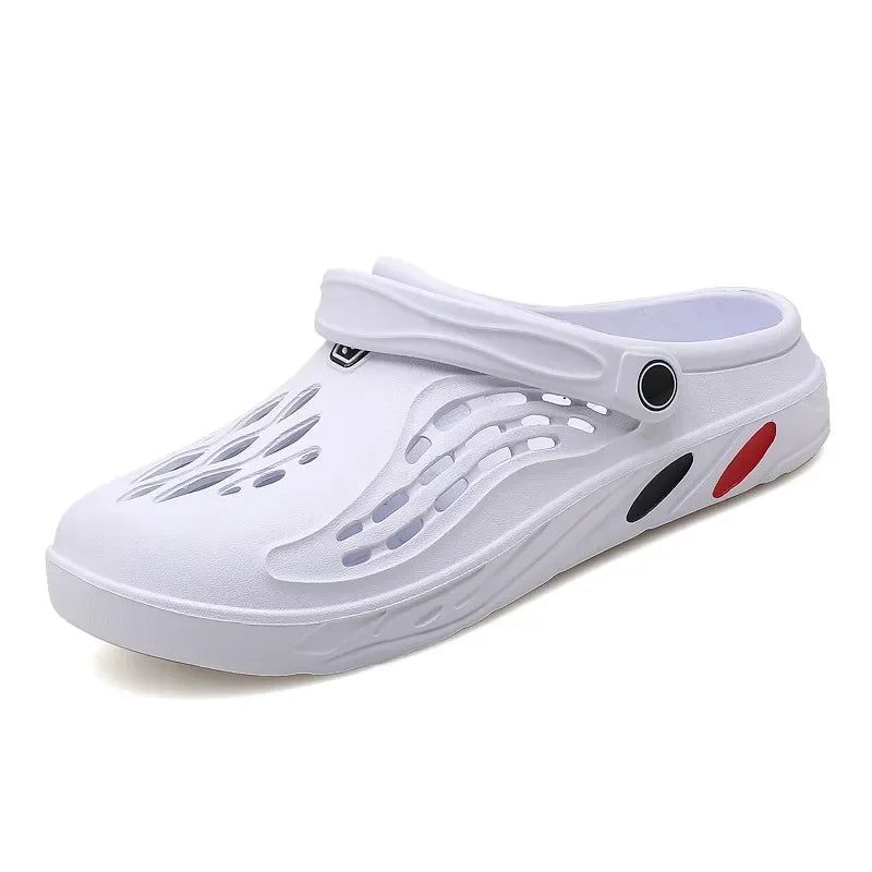 Unisex Beach Sandals Light Weight Hollow Slippers Summer Quick Dry Flat Classical Men Women Clogs Plus - Sizes: 36-49