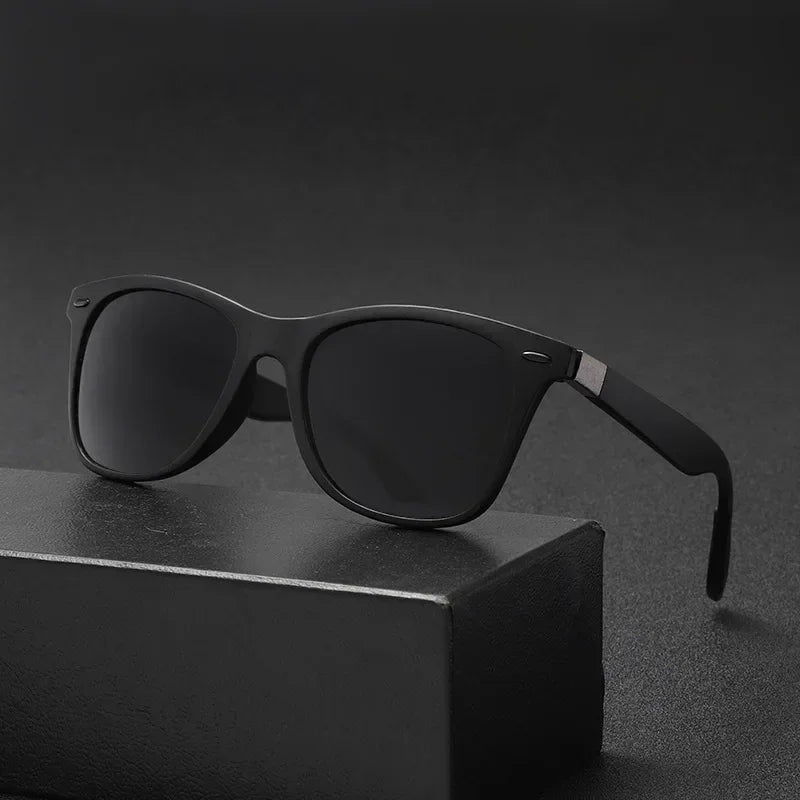 Fashion Vintage Square Polarized Sunglasses - Classic Driving, Fishing, Brand Designer Sun Glasses - Retro Shades - UV400 Eyewear
