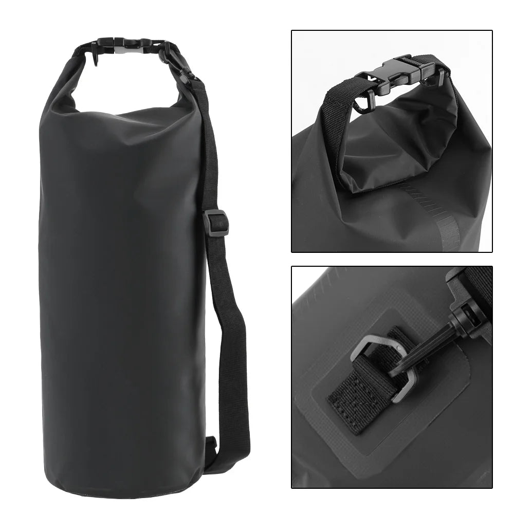 Waterproof Bag for Diving, Swimming, Hiking, Driving, Travel- Shoulder Bag - Motorcycle Bag - 10L - 15L - 20L - 30L - Outdoor PVC Dry Sack Bag