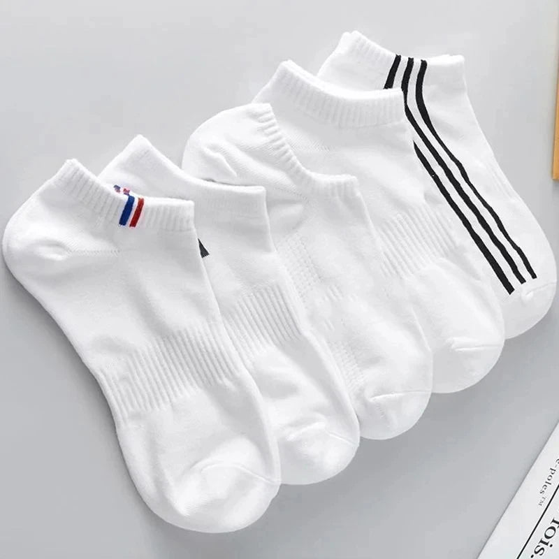 30 - 10 - 6 - 5 - 4 - 3 pairs - Men's Cotton Breathable Comfortable Ankle Socks