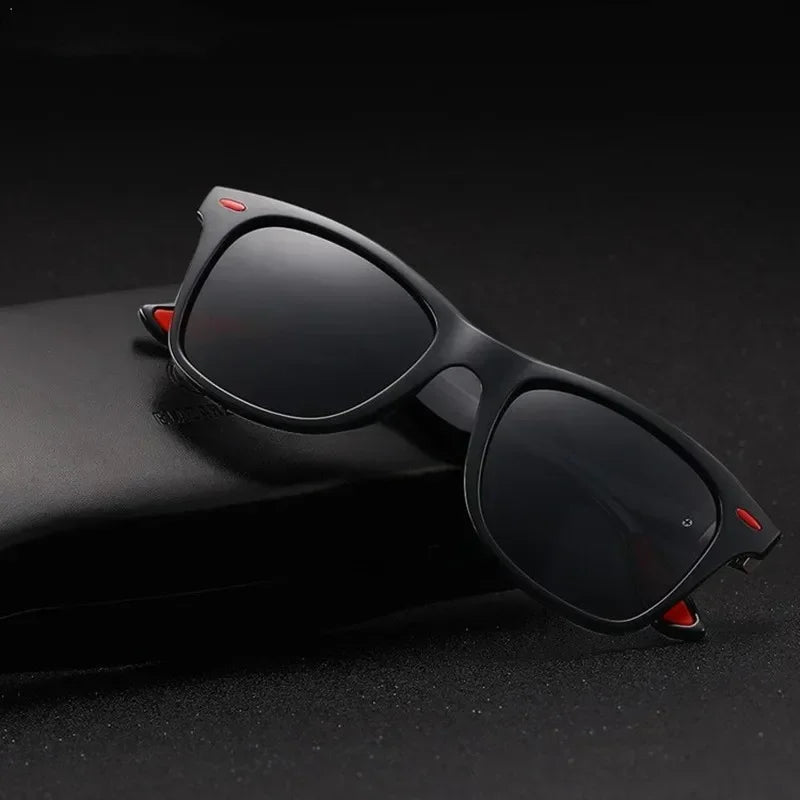 Fashion Vintage Square Polarized Sunglasses - Classic Driving, Fishing, Brand Designer Sun Glasses - Retro Shades - UV400 Eyewear