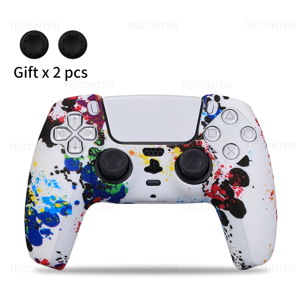 Protective Anti-slip Silicone Cover Skin for Playstation 5 Controller