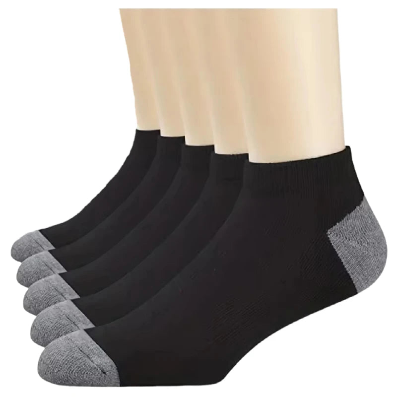 30 - 10 - 6 - 5 - 4 - 3 pairs - Men's Cotton Breathable Comfortable Ankle Socks