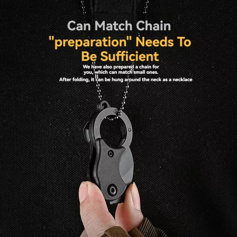 1pcs NEW Mini Keychain Pocket Knife Stainless Steel Camping Small Mini Portable Knife Peeler Fixed Blade Multi EDC Tool with Cha