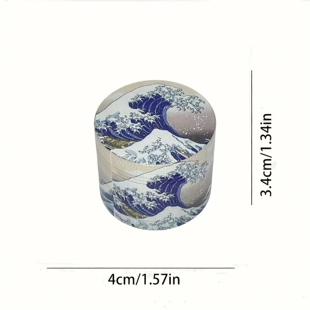 2/2.5 inch Wave Metal 4-Layer Herb Grinder