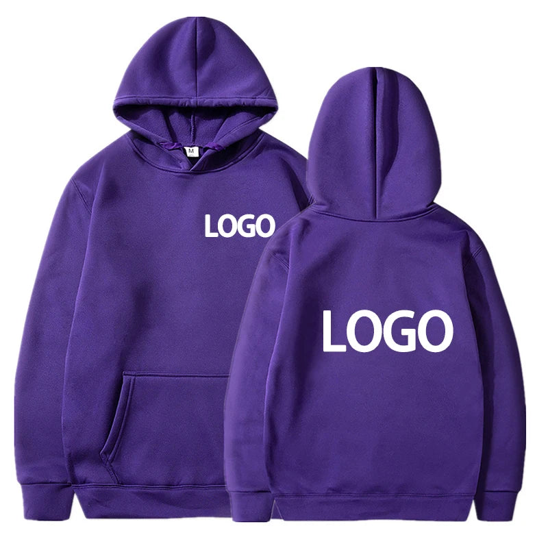 Customized Printed Men and Women's Hoodie - Loose Casual Clothing Fashion - Long Sleeve Hooded Pullover Personality Streetwear Sweatshirts