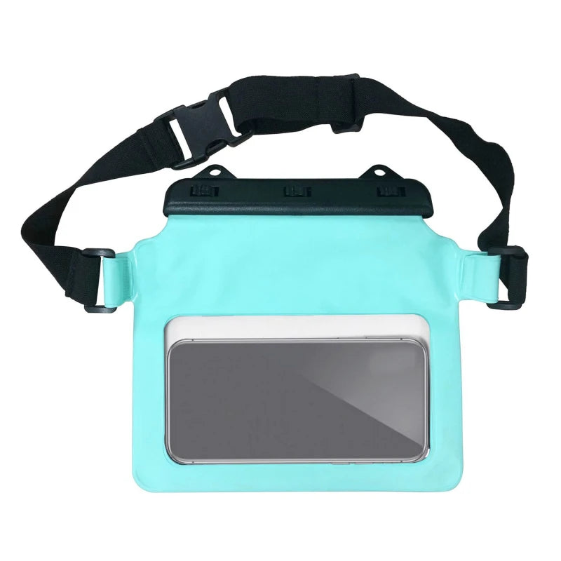 Waterproof Dry Bag Pouch for Phone with Adjustable Waist Strap Thick