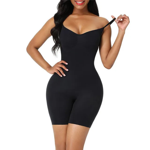 Women Colombianas Corset Slimming Butt Lifter Full Body Shaper Seamless Bodysuit Compression Open Crotch Push Up Shapewear