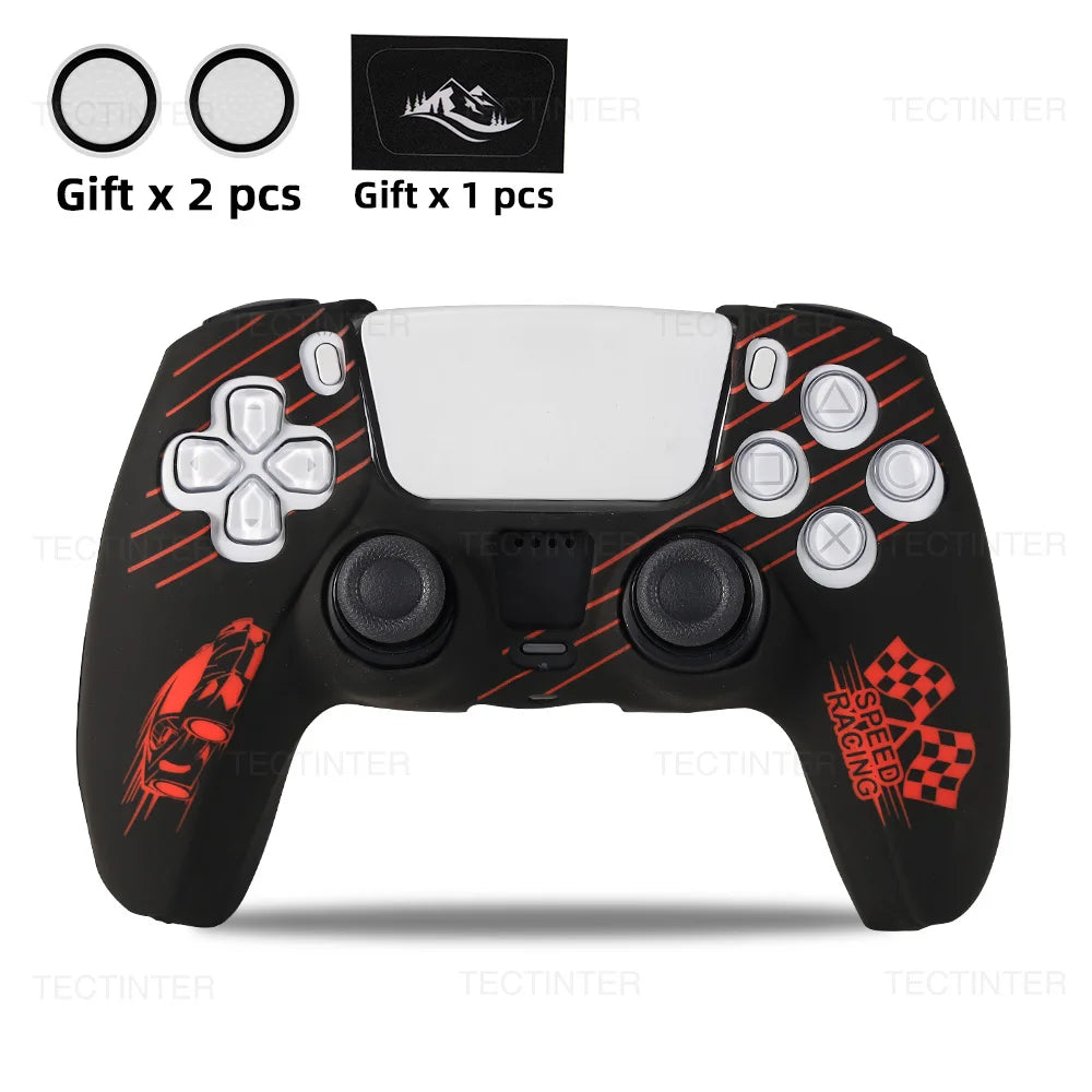 Protective Anti-slip Silicone Cover Skin for Playstation 5 Controller