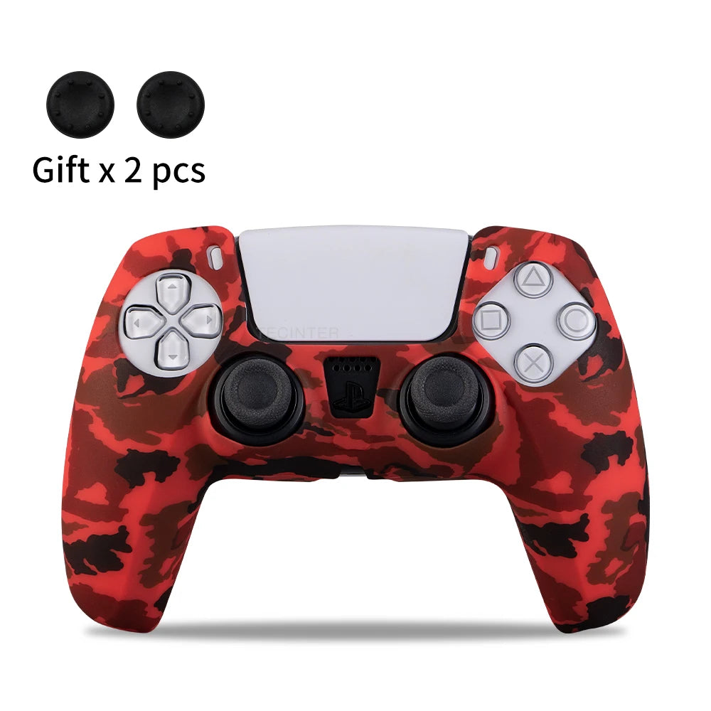 Protective Anti-slip Silicone Cover Skin for Playstation 5 Controller