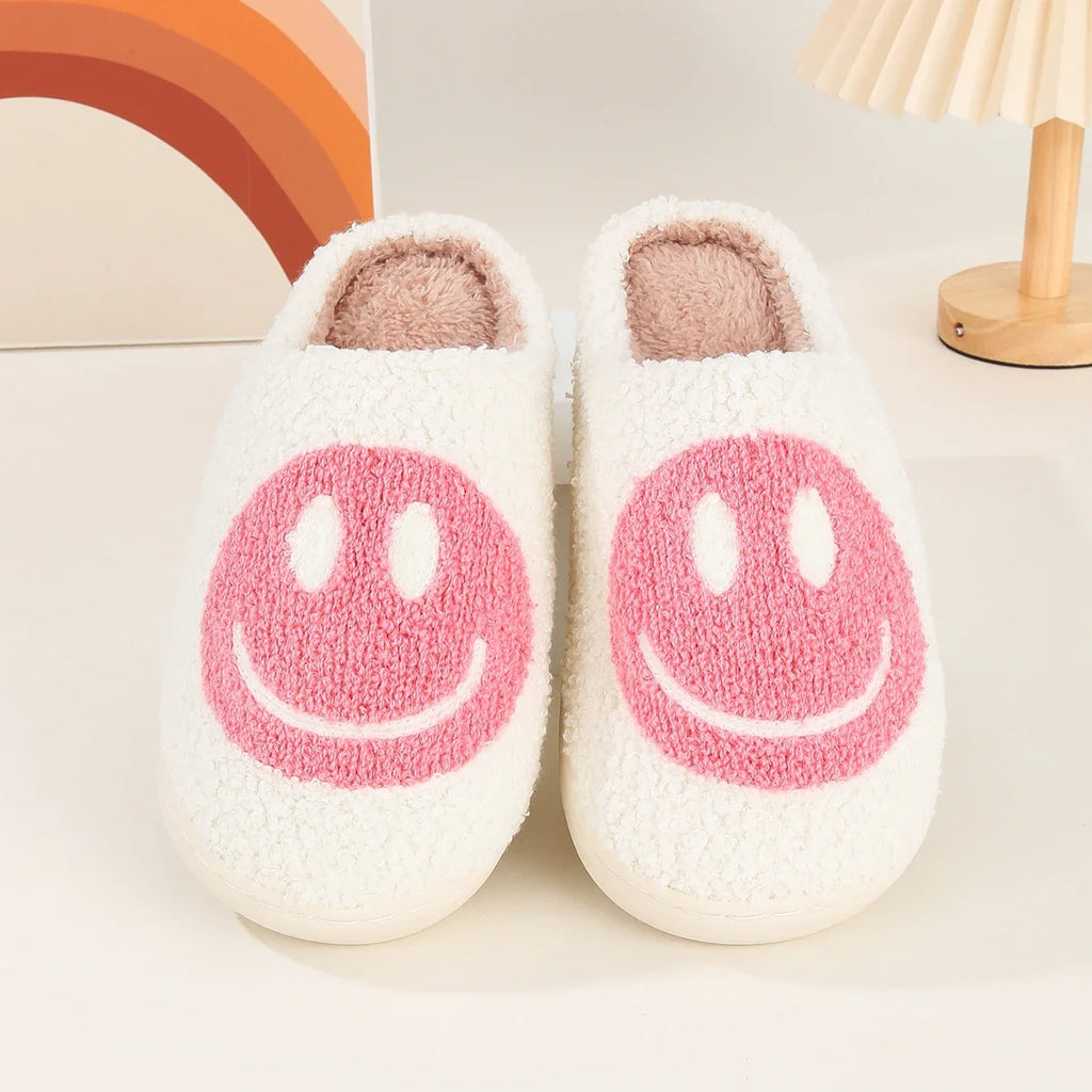Smile Pop Winter Indoor Comfortable Plush Slippers