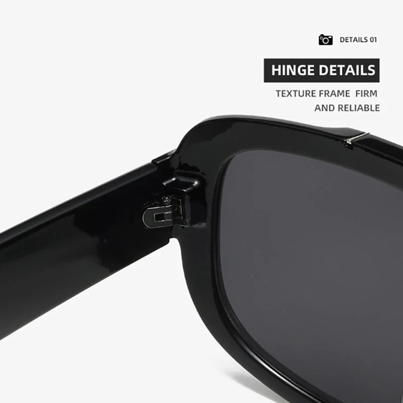 Big Aviator Sunglasses - Women's and Men's Fashion - Oversized Lady's Sun Glasses - Stylish Summer Holiday Shades