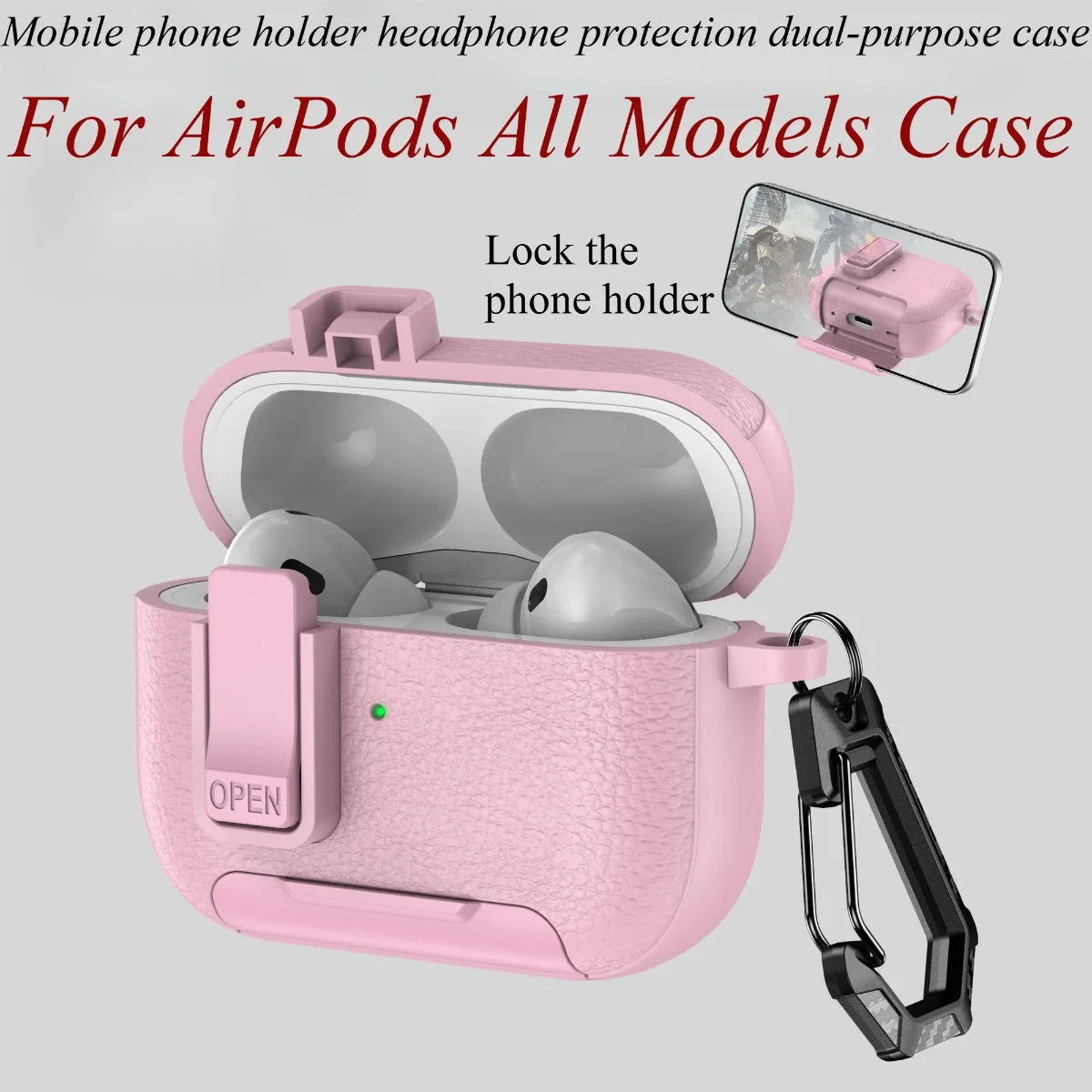 AirPods Pro 3 Case Shockproof Protective Case For AirPods 1, 2, 3, 4 Pro - Supports Wireless Charging