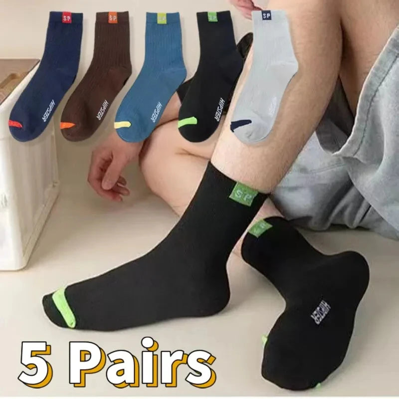 30 - 10 - 6 - 5 - 4 - 3 pairs - Men's Cotton Breathable Comfortable Ankle Socks