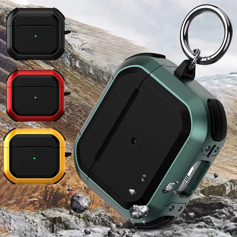 Armor Protective Case For AirPods Pro 2nd Generation AirPods 4 3rd 3 2 1st Gen Cover Accessories Shockproof Coque Capa Funda - view 1 of 16