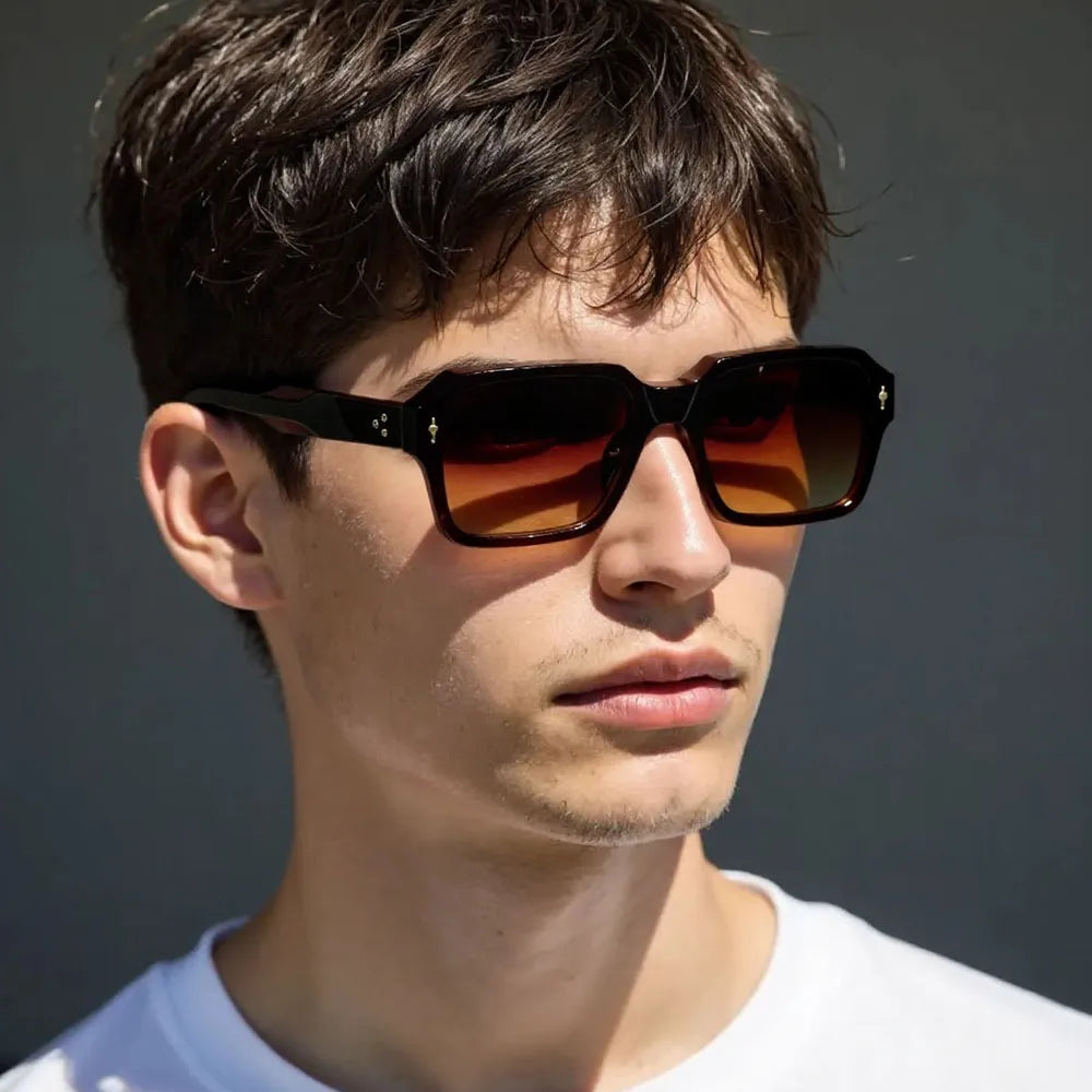 Vintage Square Sunglasses - Square Fashion Glasses - Lunette Soleil Femme - Gafas De Sol