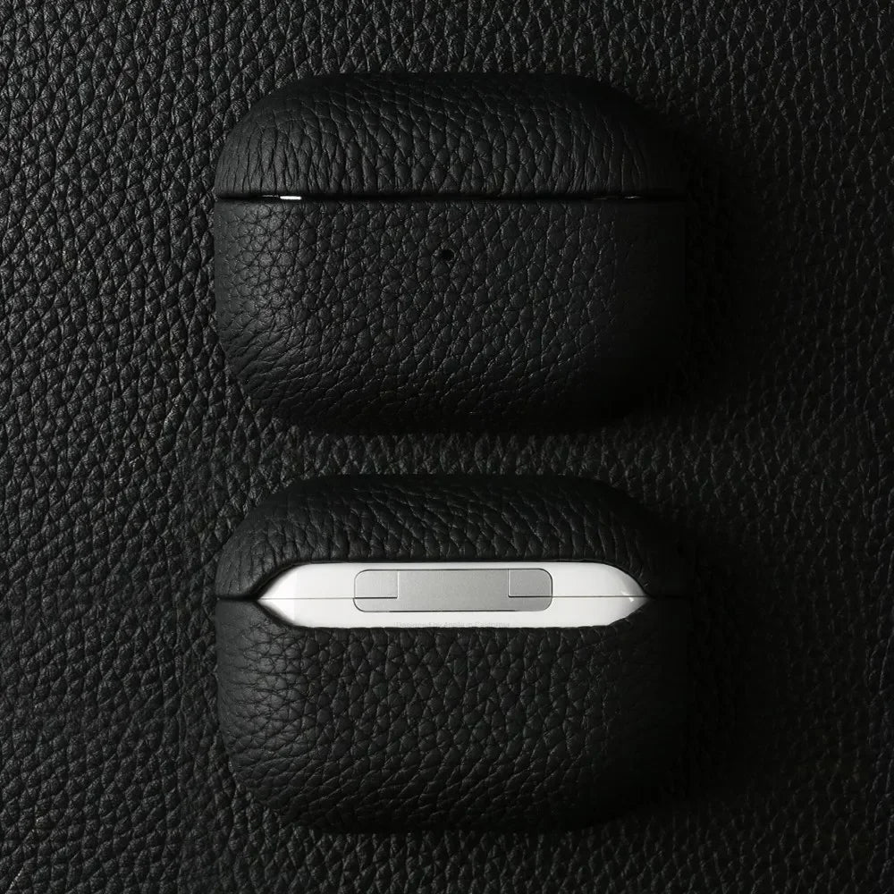Genuine Leather Case For Airpods 4, 3, 2, 1 Pro - Luxury Handmade Wireless Bluetooth Earphone Box Protective Shell