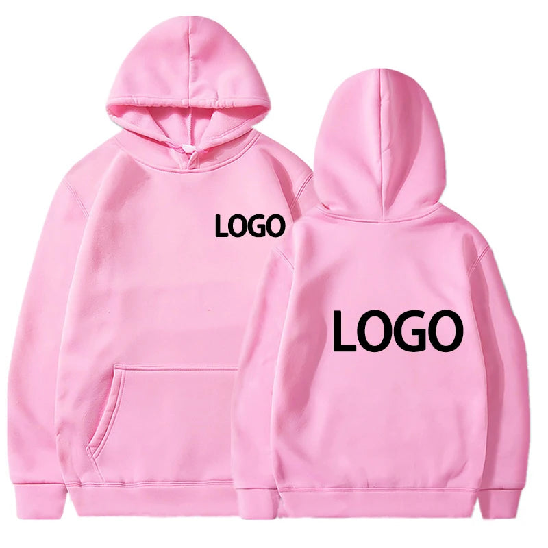 Customized Printed Men and Women's Hoodie - Loose Casual Clothing Fashion - Long Sleeve Hooded Pullover Personality Streetwear Sweatshirts