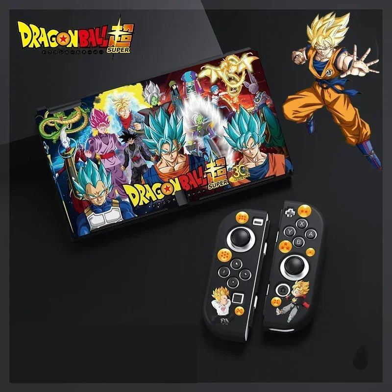 Dragon Ball Son Goku Soft Shell Protective Case for Nintendo Switch OLED Case Anti-vibration Protective Case