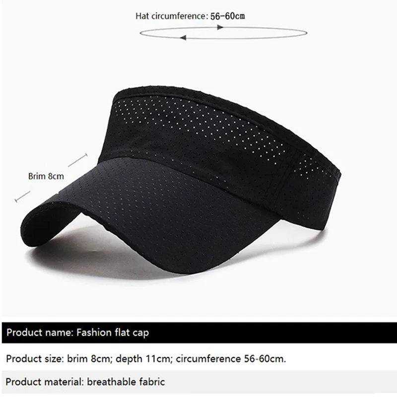 New Men's Summer Hats Jockey Visor Long Trucker Cap Womens Hats Designer Hats Short Brim Hat Flat Visor Baseball Cap YSM03 - view 2 of 13