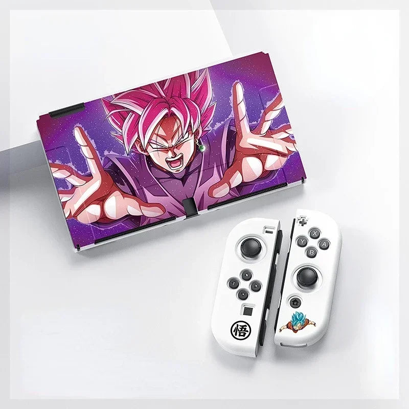 Dragon Ball Son Goku Soft Shell Protective Case for Nintendo Switch OLED Case Anti-vibration Protective Case