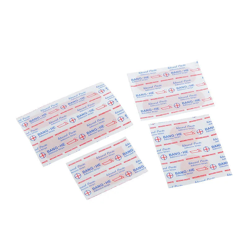 Bandage Aids - Waterproof - Breathable - Adhesive Plaster - Wound Homeostasis - Sticker Band - First Aid Bandage - 100 pcs