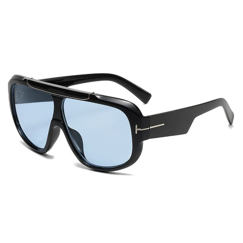 Big Aviator Sunglasses - Women's and Men's Fashion - Oversized Lady's Sun Glasses - Stylish Summer Holiday Shades