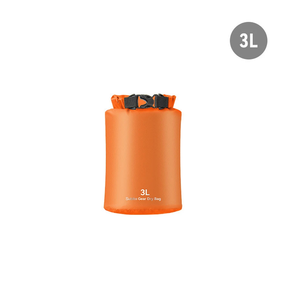 Ultralight Dry Sack - Waterproof Dry Bag - Outdoors Stuff Sacks for Camping, Hiking, Kayaking - 3L - 5L - 12L - 20L - 35L - view 9 of 11
