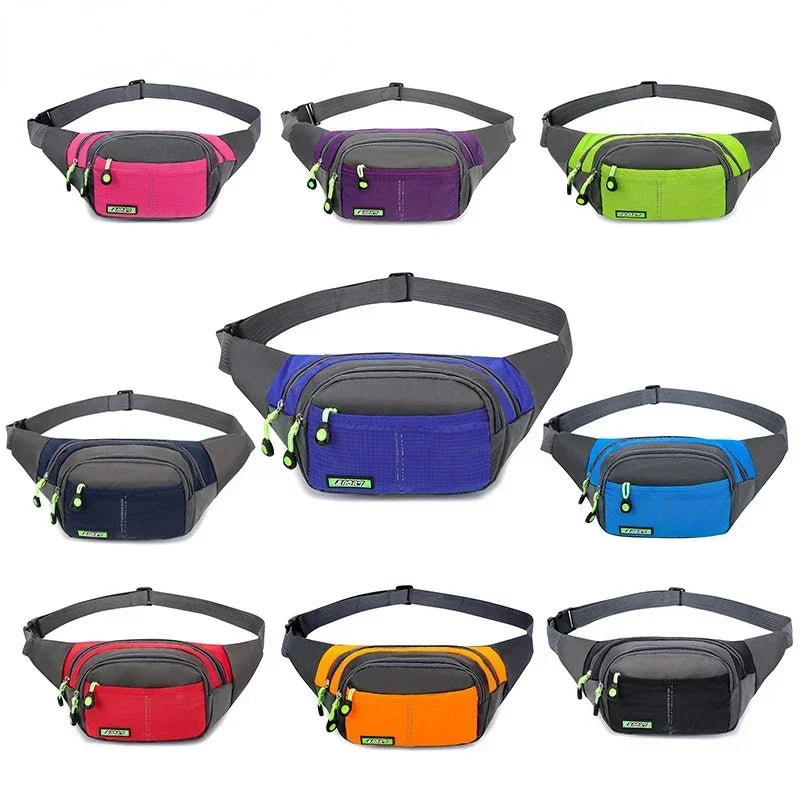 Travel Waist Bag Zipper Adjustable