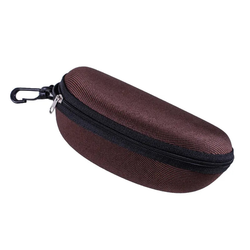 Sunglasses Storage Box - Portable Anti-Stress Travel Zipper - Eyeglasses, Frame Glasses, Case