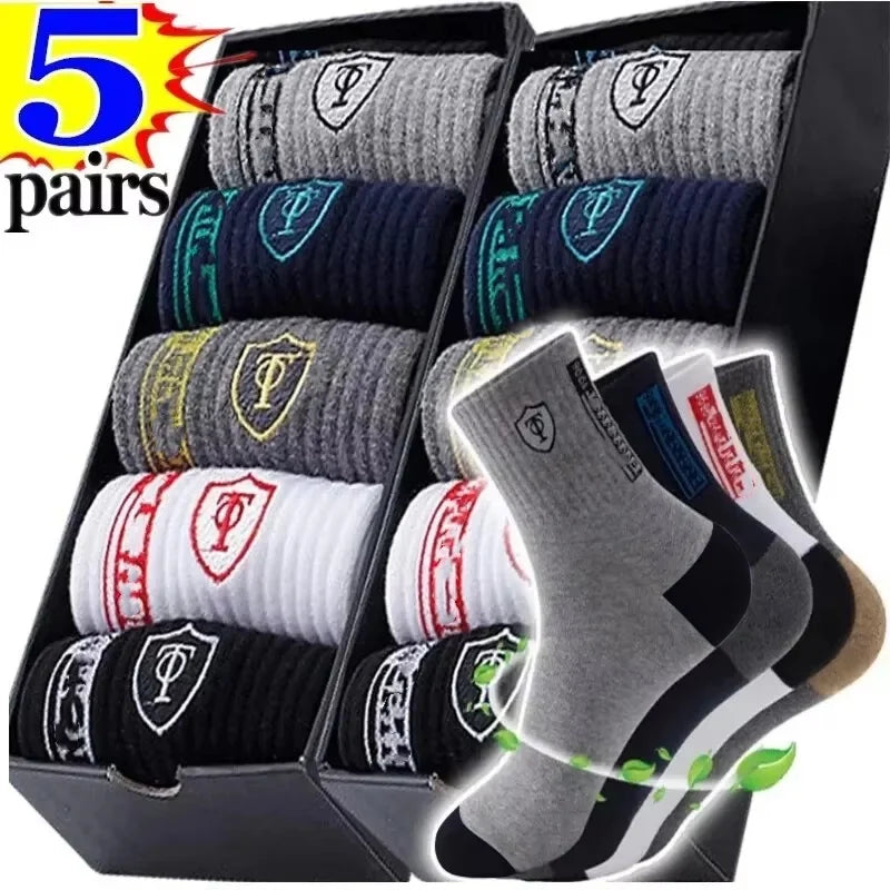 30 - 10 - 6 - 5 - 4 - 3 pairs - Men's Cotton Breathable Comfortable Ankle Socks