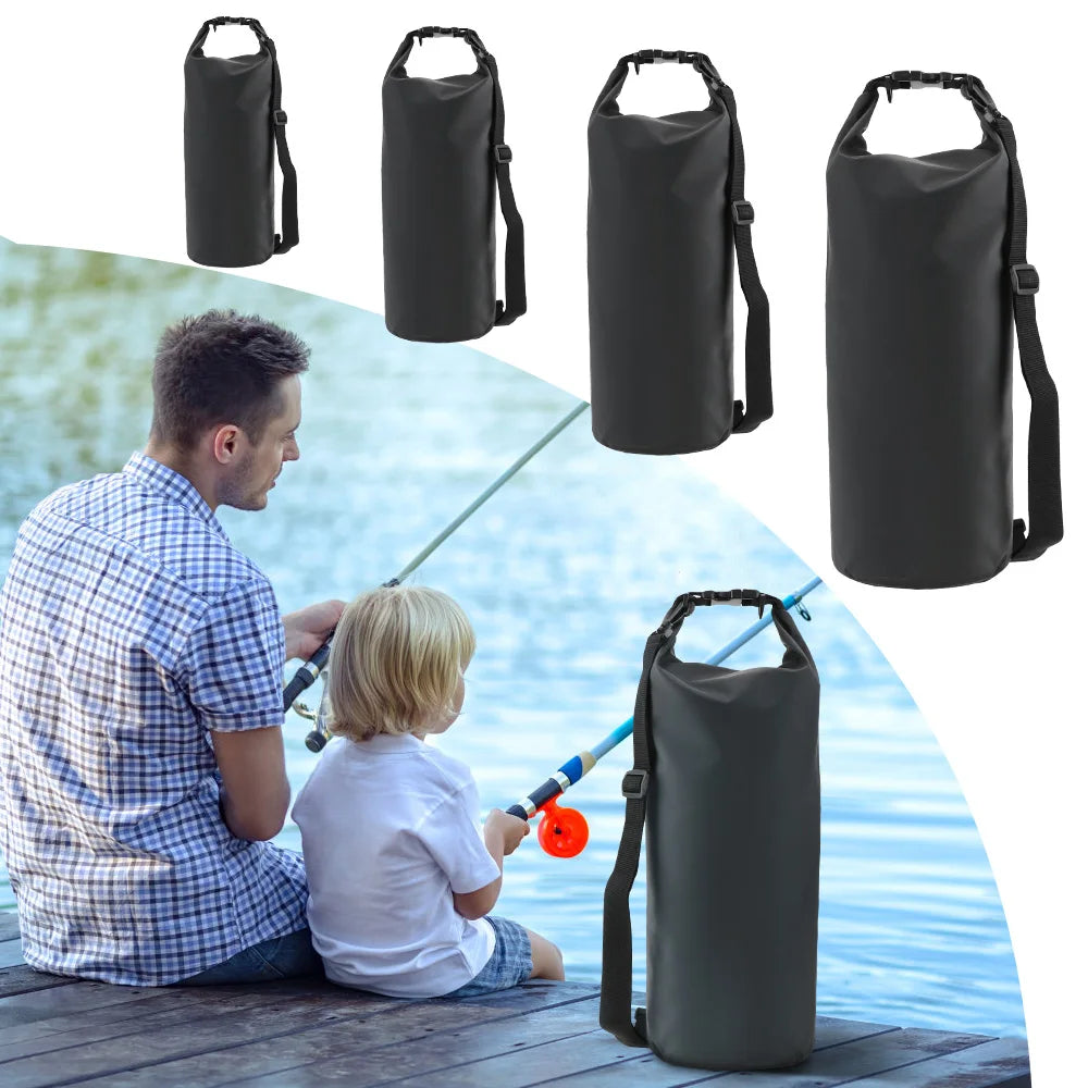 Waterproof Bag for Diving, Swimming, Hiking, Driving, Travel- Shoulder Bag - Motorcycle Bag - 10L - 15L - 20L - 30L - Outdoor PVC Dry Sack Bag