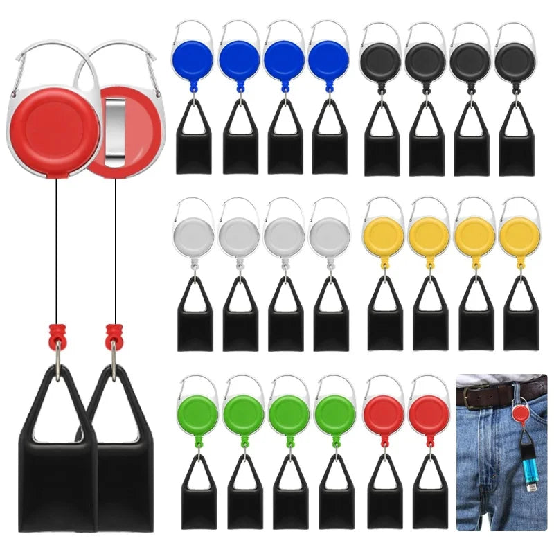 Lighter Leash Retractable Keychain With Clip Anti-Loss