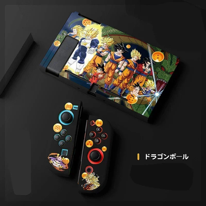 Dragon Ball Son Goku Soft Shell Protective Case for Nintendo Switch OLED Case Anti-vibration Protective Case