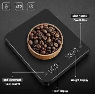 Portable Pocket Scales - 0.1 g to 3 kg - Mini Electronic Digital Scale