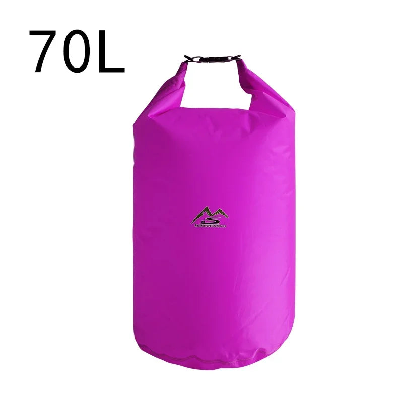 5L - 10L- 20L - 40L - 70L Waterproof Large Capacity Bag - Dry Bag For Camping, Hiking, Swimming, Rafting, Kayak, River, Trekking, Bags