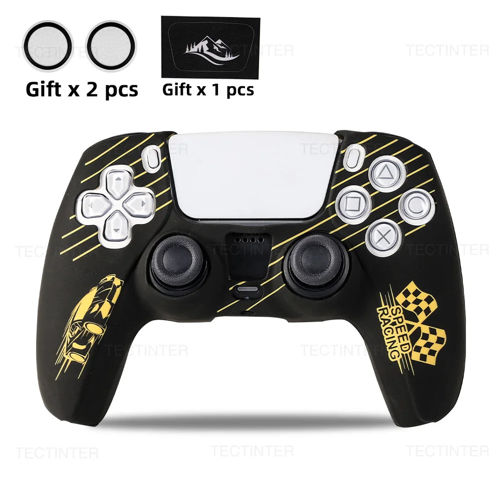 Protective Anti-slip Silicone Cover Skin for Playstation 5 Controller