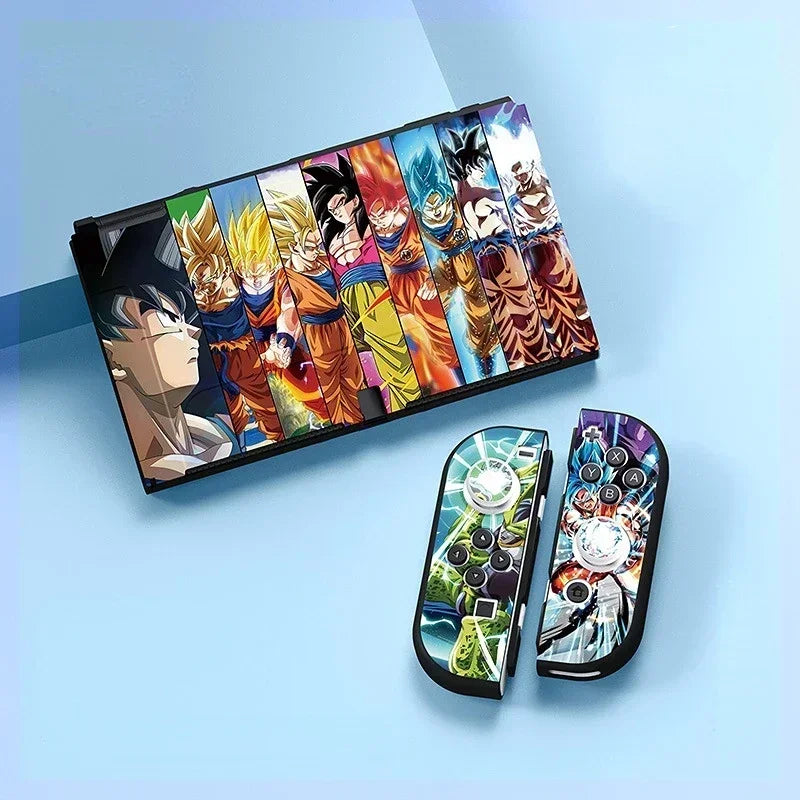 Dragon Ball Son Goku Soft Shell Protective Case for Nintendo Switch OLED Case Anti-vibration Protective Case